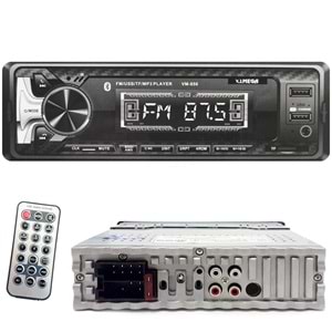 MEGA VM-950 Oto Teyp 4X60 Watt Bluetooth 2xUsb Sd Fm Aux