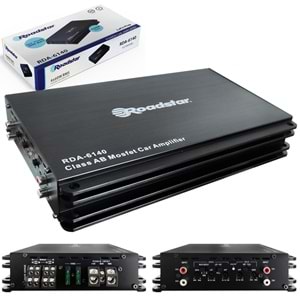 ROADSTAR RDA-6140 Oto Anfi Stereo 3000 Watt 4 Kanal