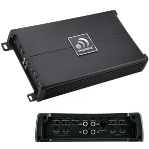 MASSIVE MS-B4000,4K Oto Anfi Stereo 4000 Watt 4 Kanal