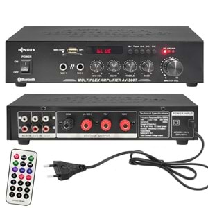 NWORK AV-300T Anfi 150 Watt 220V Trafolu Dijital Bluetooth Usb Sd