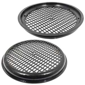 Woofer Kapağı 30cm Siyah Plastik 1 Adet