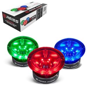 REISS AUDIO RS-TA49LD Tweeter Bullet 10cm 100 Watt Rgb Ledli 2 Adet