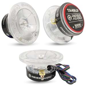 REISS AUDIO RS-TA49LD Tweeter Bullet 10cm 100 Watt Rgb Ledli 2 Adet