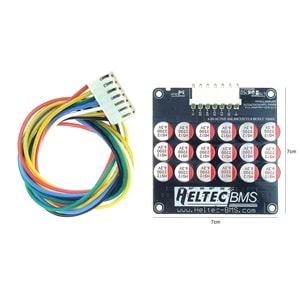 PİL ŞARJ KORUMA KARTI BMS 18650 LİTYUM ACTIVE BALANSLI 4,5V 6S HELTEC 1004A