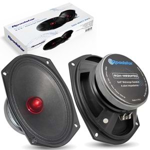 ROADSTAR RDH-M690PRO Oto Midrange Oval 6X9 İnç 500 Watt 2 Adet