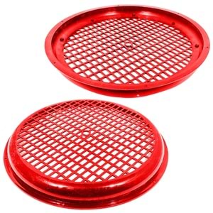 Woofer Kapağı 30cm Kırmızı Plastik 1 Adet