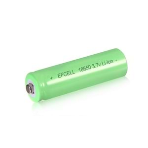 ŞARJLI PİL 3,7V 1200MAH 18650 BAŞLIKLI Lİ-İON EFCELL