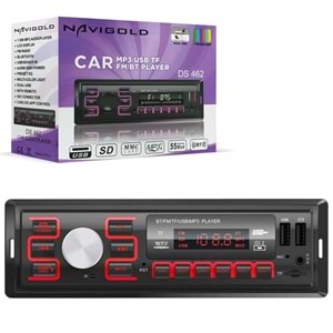 NAVIGOLD DS-462 Oto Teyp 4X55 Watt Bluetooth 2xUsb Sd Fm Aux