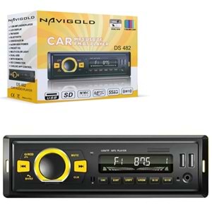 NAVIGOLD DS-482 Oto Teyp 4X55 Watt Bluetooth 2xUsb Sd Fm Aux
