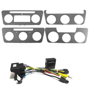 OTO TABLET ÇERÇEVE 10,1 SKODA OCTAVIA SILVER (2007-2014) TAC-177