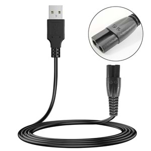 TIRAŞ KABLOSU USB 1MT SİYAH NO12 G-53512