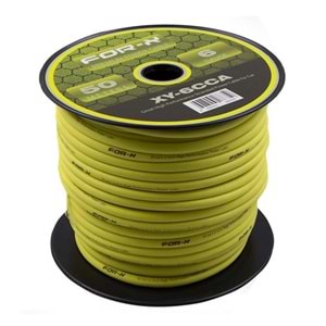 FOR-X XY-6CCA Oto Anfi Power Kablo 6GA 50 Metre
