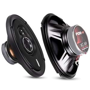 FOR-X XC-369 OTO HOPARLÖR OVAL 6X9 240W 2 ADET KAPAKLI