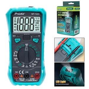 PROSKİT MT-1220 Multimetre Ölçü Aleti Dijital