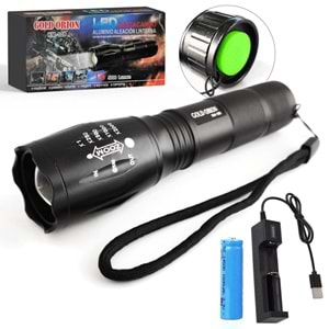 EL FENERİ PİLLİ ZOOMLU GOLD ORION KM-108
