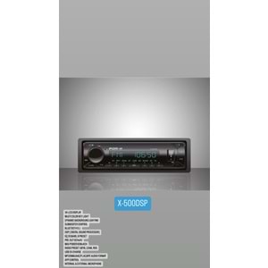 OTO TEYP 4X60W BT/2XUSB/SD/FM/AUX MOBİL APLİKASYON FOR-X X-500DSP