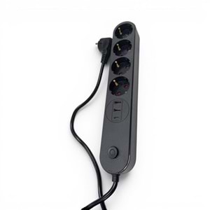 Forline Termal Akım Korumalı Grup Priz 4 LÜ ( Type-c + 2 Usb ) TAK03
