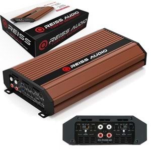 REISS AUDIO RS-PX200,4D Oto Anfi Stereo 800 Watt 4 Kanal