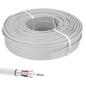 EYFEL EF-C100 CCTV Kamera Kablosu 2+1 2X0,22 100 Metre Folyolu