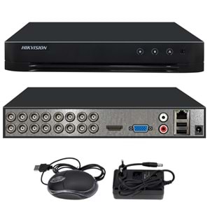 HIKVISION DS-7216HGHI-K1 Ahd Dvr Kayıt Cihazı 16 kanal 5mp