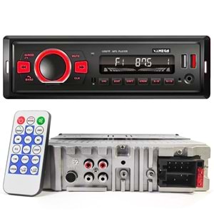 MEGA VM-102 Oto Teyp 4X50 Watt Bluetooth 2xUsb Sd Fm Aux