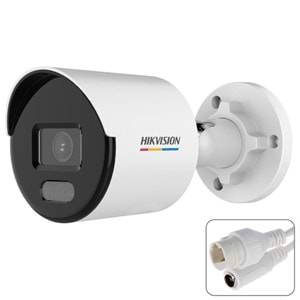 HIKVISION DS-2CD1027G2-LUF Bullet Ip Kamera 2mp 4mm Sesli Renkli Gece Görüş Metal Dış Mekan