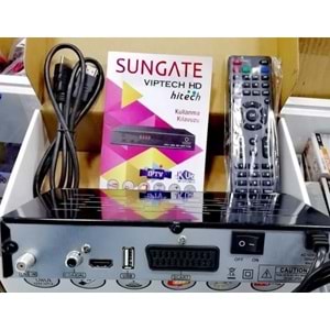 SUNGATE VİPTECH KASALI HD UYDU ALICISI HDMI-SCART