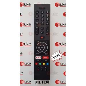 MUKE ML1130 VESTEL NETFLIX YOUTUBE TUŞLU SMART TV KUMANDASI