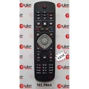 MUKE ML9864 PHİLİPS-RM-L1225 KUMANDASI LCD LED TV KUMANDASI