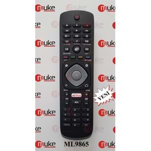 MUKE ML9865 PHİLİPS-RM-1285 NETFLİX TUŞLU SMART TV KUMANDASI