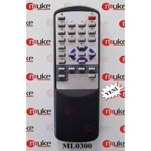 MUKE ML0300 SHOW-TELETEX RC-300T-IP TV KUMANDASI