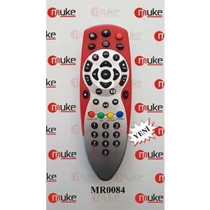 MUKE MR0084 DİGİTURK KIRMIZI UYDU KUMANDASI KR0084