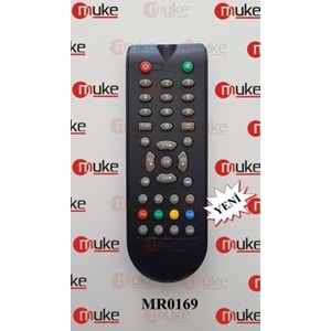 MUKE MR0169 MERSAT MİNİ-YUMATU MULTİ KİNG UYDU KUMANDASI KR0169
