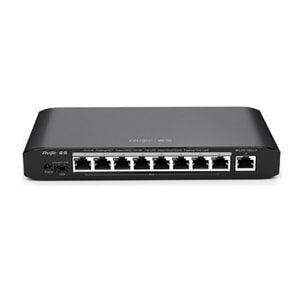 Ruijie RG-ES109G-LP-L 8Port + 1Port Uplink 10/100/1000 8Port Poe 54W Yönetilemez Desktop Switch