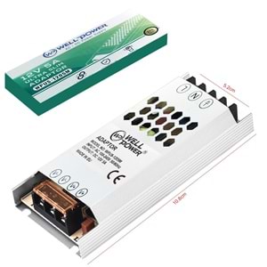 WELLPOWER WPS-1205M SLIM 12 VOLT 5 AMPER METAL KASA ADAPTÖR