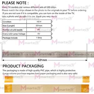 LG-VESTEL-PHILIPS-SUNNY NEXT YE-4211 LED BAR 42İNCH 42LM615 LED BAR HK045