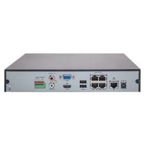 UNV NVR301-04-P4 4 KANAL 4 PORT POE NVR Kayıt Cihazı