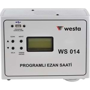 WESTA 014 EZAN SAATİ