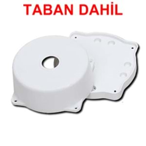 OEM TRK-113 YUVARLAK KAMERA MONTAJ BUATI BEYAZ (TABAN DAHİL)