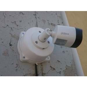 OEM TRK-113 YUVARLAK KAMERA MONTAJ BUATI BEYAZ (TABAN DAHİL)