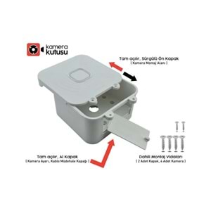 OEM TRK-100 KARE KAMERA MONTAJ BUATI BEYAZ