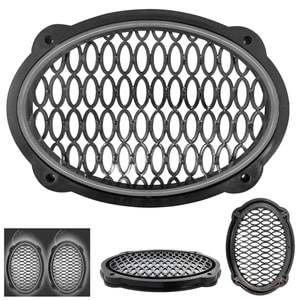 OEM OVAL HOPARLÖR KAPAĞI BEYAZ NEON LEDLİ (2 ADET)