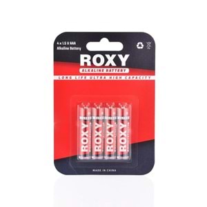 ROXY LR03 1,5V AAA İNCE KALEM PİL 4'LÜ PAKET