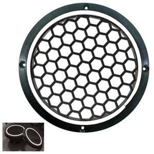 OEM 16CM HOPARLÖR KAPAĞI BEYAZ NEON LEDLİ (2 ADET)