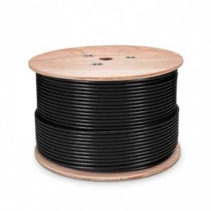 ARMAĞAN CAT6 U/UTP 23AWG PE SİYAH 500 MT Dış Ortam (Outdoor) FULL BAKIR KABLO