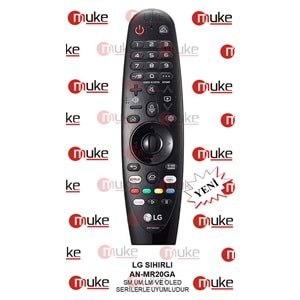 MUKE ML9898S LG SES KOMUTLU MAGIC AN-MR20GA NETFLIX-PRIME TUŞLU WEBOS TV KUMANDASI
