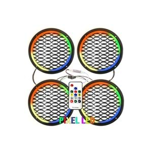 OEM 16CM HOPARLÖR KAPAĞI PİXEL LED 1 TAKIM ( 4 ADET )