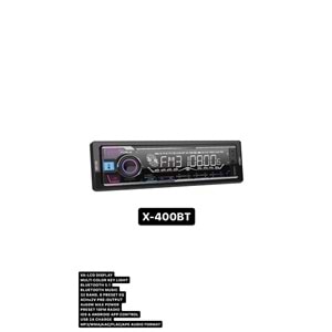 FOR-X X-400BT OTO TEYP BLUETOOTH 5,1 MAX POWER 60Wx4CH