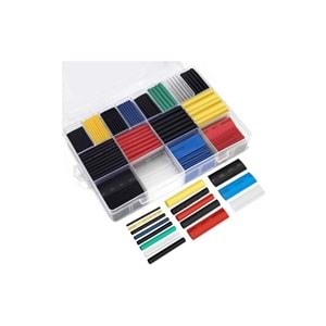 ROSE RC-886 580 PARÇA RENKLİ KUTULU DARALAN MAKARON SETİ