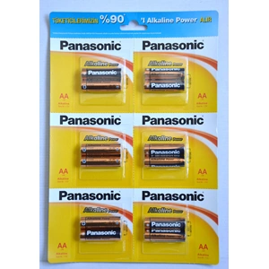 PANASONIC LR6 1,5V AA ALKALİN PİL 12'Lİ KARTELA